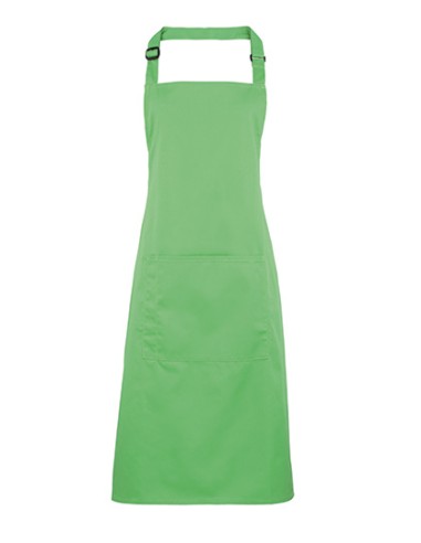PRE-PR154-Colours Collection Bib Apron With Pocket